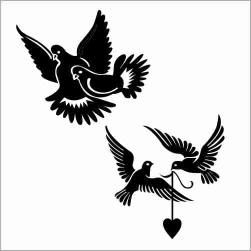 Birds Dow Sketch 3 Cdr Eps