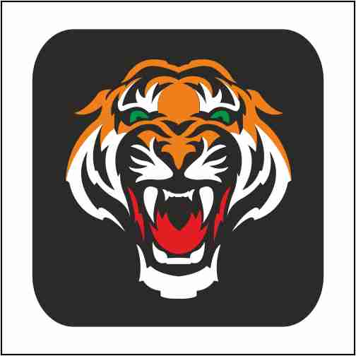 Tiger Black Vector